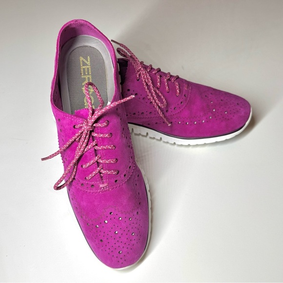 Cole Haan Women’s Zerogrand Wild Aster Pink Lace Up Comfort Shoes Size- 7.5 B - Picture 9 of 11